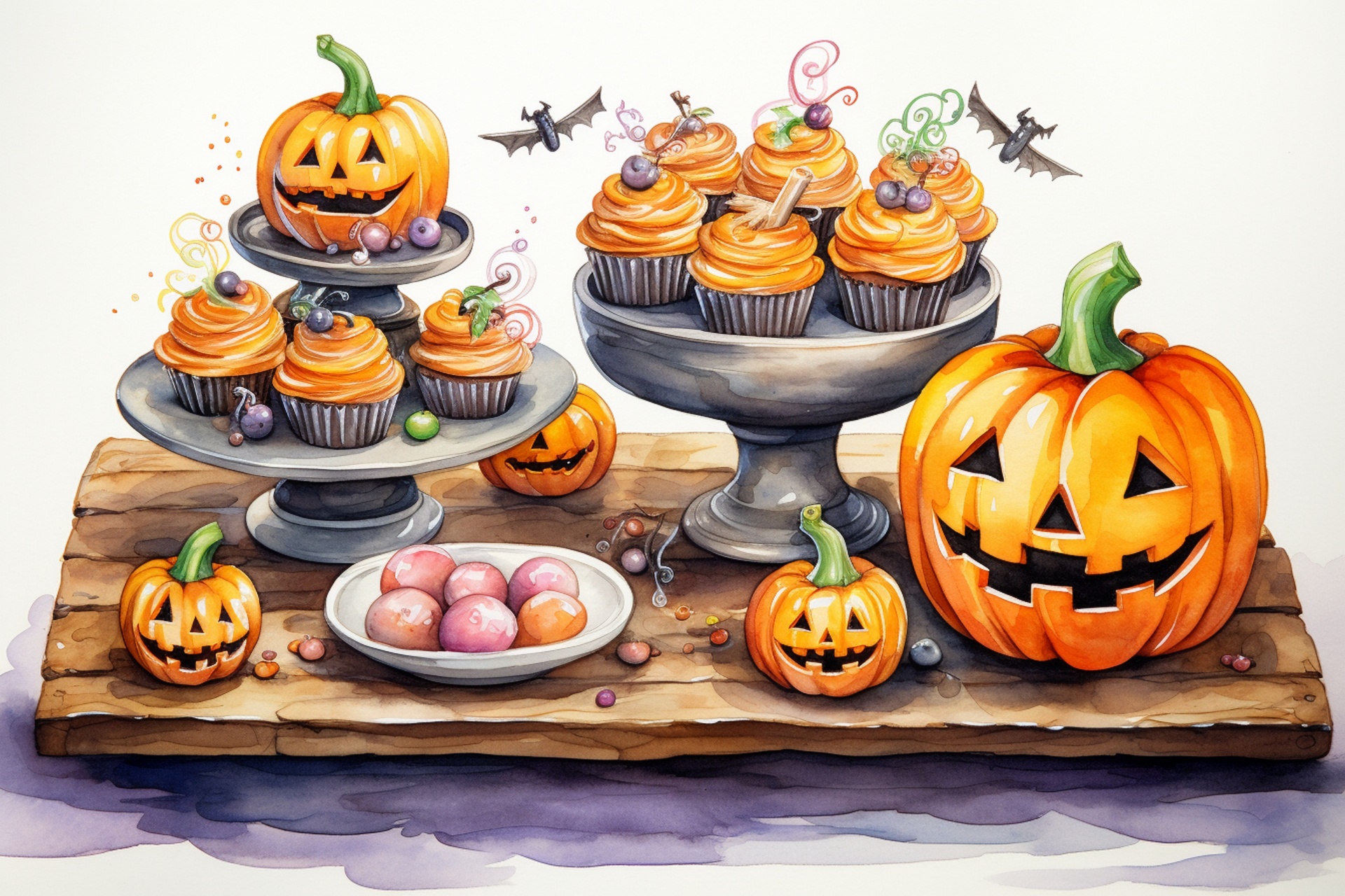 Halloween treats display